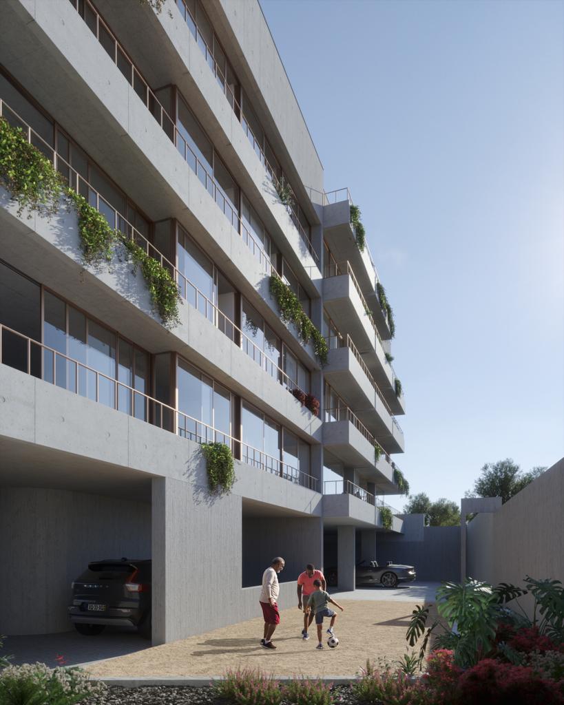 Outdoor courtyard