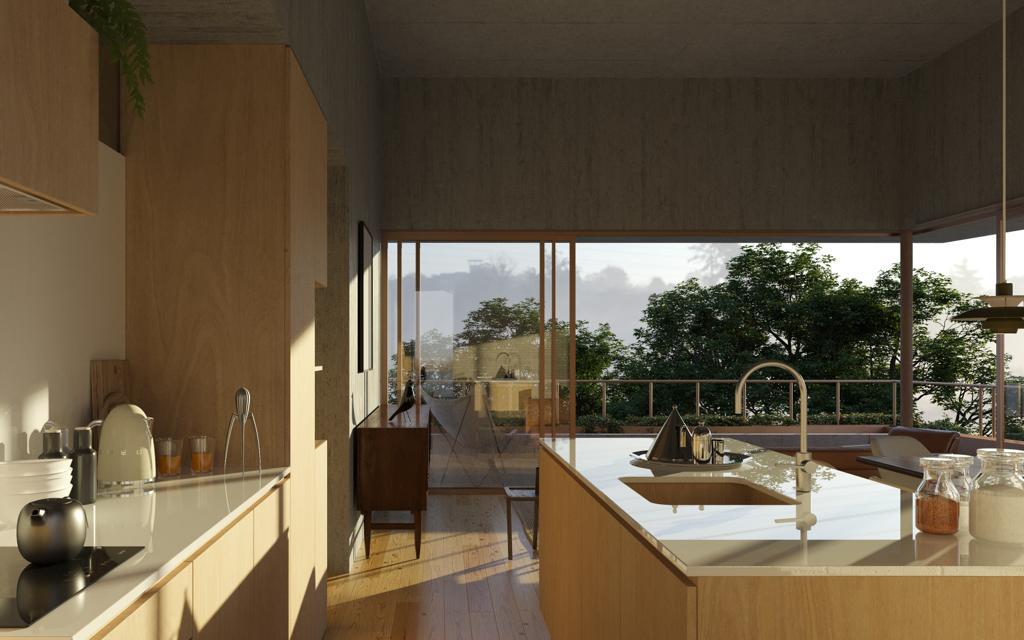 Kitchen with a view