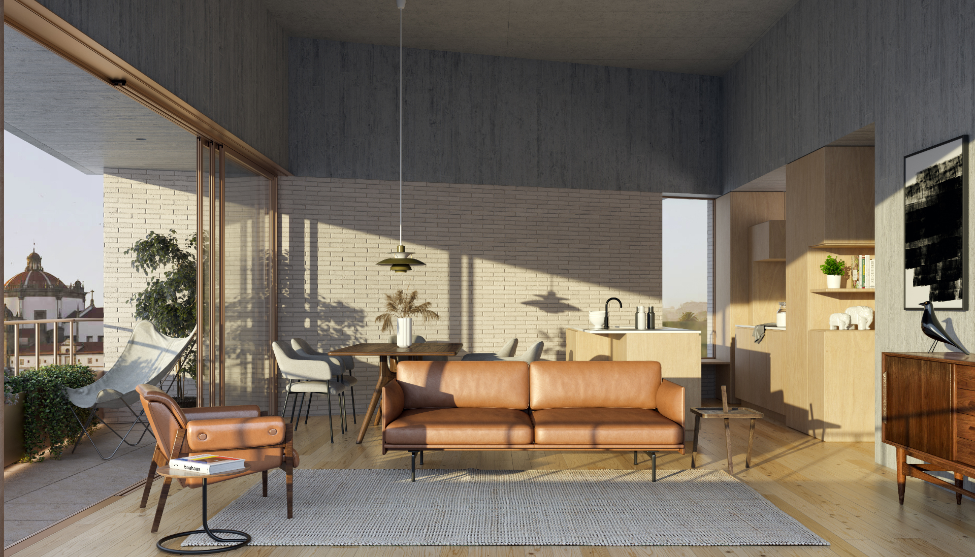 T3 Simplex living room